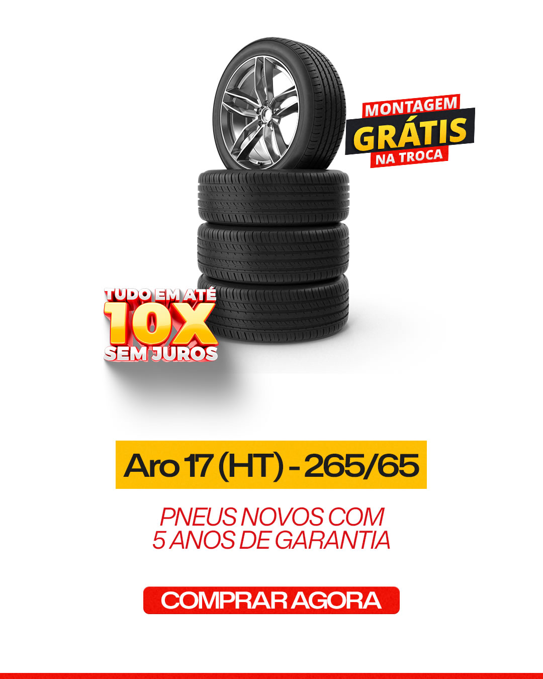 Pneu Aro 17 (HT)